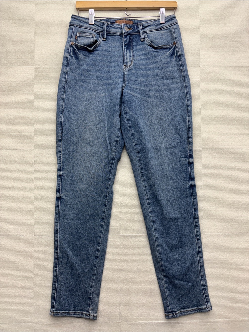 Judy Blue 7/28 7 28 Classic High-Rise Women's Blue Jeans boyfriend fit